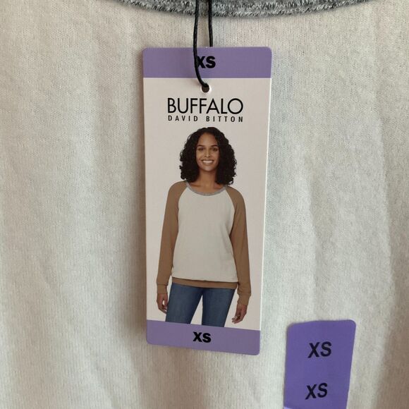 Buffalo by David Bitton - XS - Long Sleeve Cozy Colorblock Top - Brand New! - Picture 4 of 4